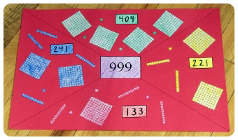 Addition math art project