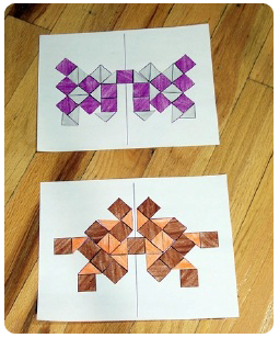Area math art project