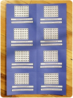 Division math art project