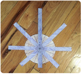Inch Measurement math art project