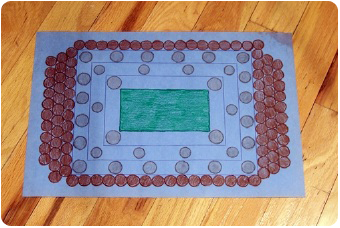 Money math art project