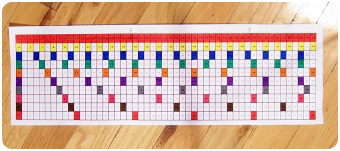 Multiples math art project