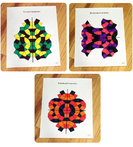 Symmetry math art project
